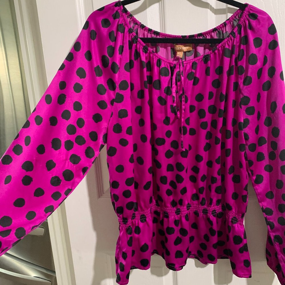 Bright Fuchsia Blouse